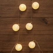 Тайские фонарики Пломбир 1.5 м, 10 LED, прозрачный ПВХ, цвет свечения теплый белый, 2 х АА (батарейки не в комплекте) NEON-NIGHT Тайские фонарики Пломбир 1.5 м, 10 LED, прозрачный ПВХ, цвет свечения теплый белый, 2 х АА (батарейки не в комплекте) NEON-NIGHT