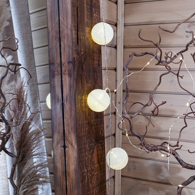 Тайские фонарики Пломбир 1.5 м, 10 LED, прозрачный ПВХ, цвет свечения теплый белый, 2 х АА (батарейки не в комплекте) NEON-NIGHT Тайские фонарики Пломбир 1.5 м, 10 LED, прозрачный ПВХ, цвет свечения теплый белый, 2 х АА (батарейки не в комплекте) NEON-NIGHT