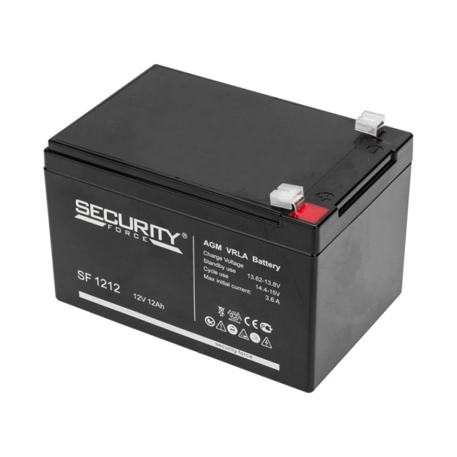 Батарея аккумуляторная 12В, 12Ач, 1 штука Батарея аккумуляторная 12В, 12Ач, 1 штука