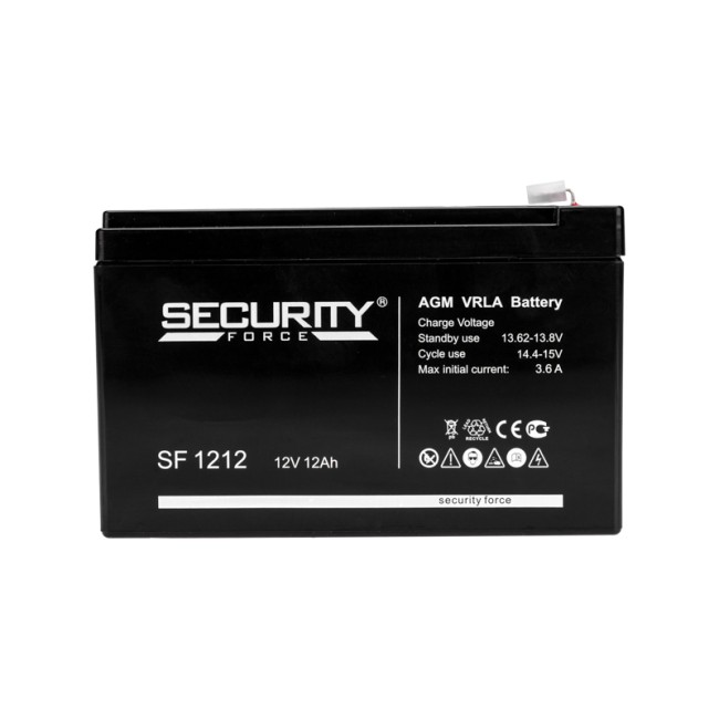 Батарея аккумуляторная 12В, 12Ач, 1 штука Батарея аккумуляторная 12В, 12Ач, 1 штука