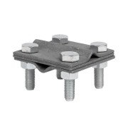 Зажим крестовидный прут-прут (3 пластины 57х57мм) HZ PROxima EKF lp-55758 Зажим крестовидный прут-прут (3 пластины 57х57мм) HZ PROxima EKF lp-55758