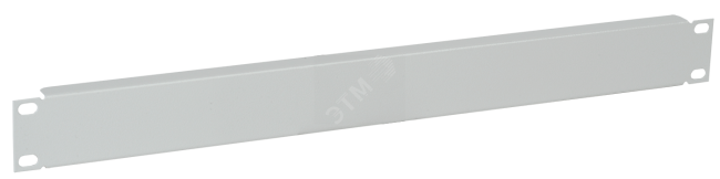 Фальш-панель 1U серая