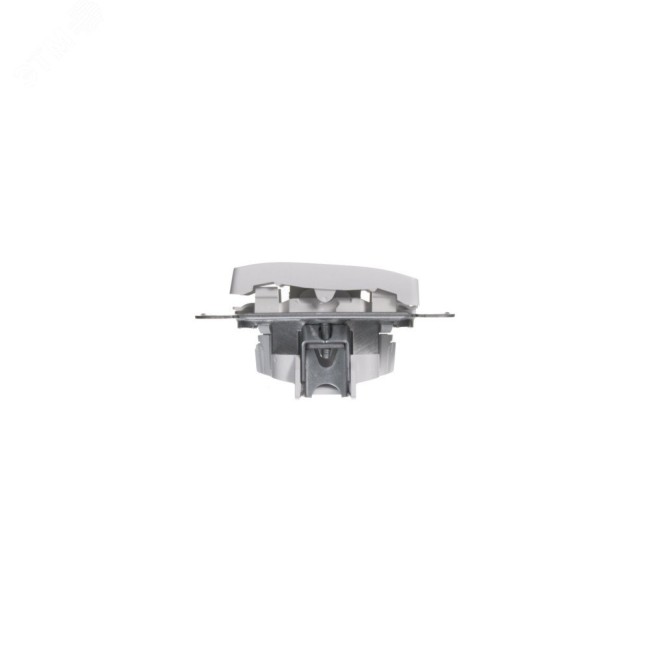 Выключатель одноклавишный, в рамку, белый схема 1 Выключатель одноклавишный, в рамку, белый схема 1