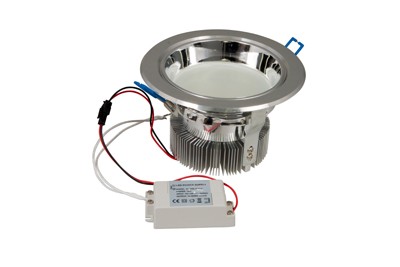 Светильник светодиодный "Downlight", встраиваемый, мощность 10W, 132  SMD 3528 светодиода, напряжение 220V, размер 150* 90 (d=140mm ), IP23, цвет светодиодов нейтральный белый (4500-5000 К)