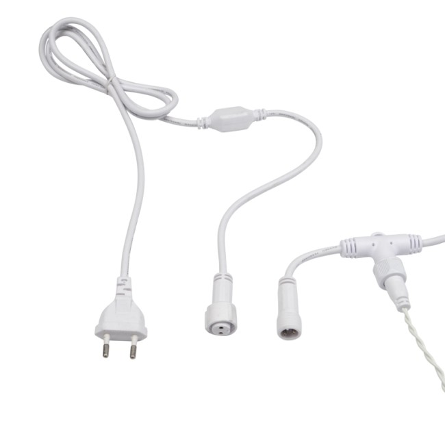 Гирлянда Светодиодный Дождь 2х3м, постоянное свечение, белый провод, 230 В, диоды СИНИЕ (шнур питания в комплекте) Гирлянда Светодиодный Дождь 2х3м, постоянное свечение, белый провод, 230 В, диоды СИНИЕ (шнур питания в комплекте)