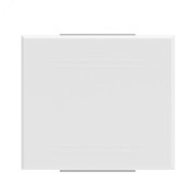 VIVA Выключатель однополюсный 2 модуля белый