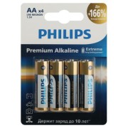 Элемент питания алкалиновый AA/LR6 1.5В Premium (блист. 4шт) Philips Б0062753 Элемент питания алкалиновый AA/LR6 1.5В Premium (блист. 4шт) Philips Б0062753