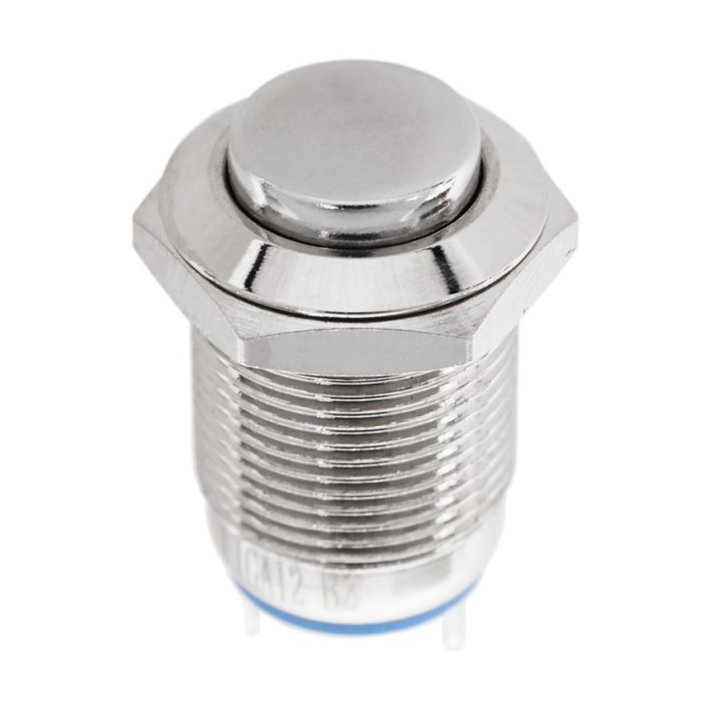 Кнопка антивандальная Ø12 Б/Фикс (2с) OFF-(ON) выпуклая (A12-B2) REXANT (в упак. 1шт.) Кнопка антивандальная Ø12 Б/Фикс (2с) OFF-(ON) выпуклая (A12-B2) REXANT (в упак. 1шт.)