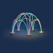 Декоративный фонтан Дуги 330 см Декоративный фонтан Дуги 330 см