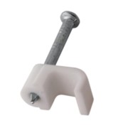 Крепеж кабеля плоский 4 х 2 мм, белый (упак. 50 шт) REXANT Крепеж кабеля плоский 4 х 2 мм, белый (упак. 50 шт) REXANT