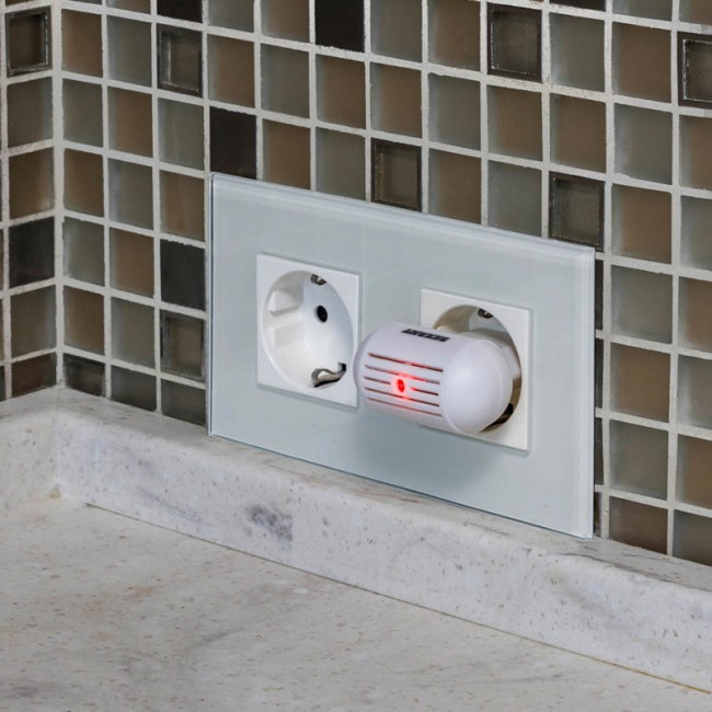 Ультразвуковой отпугиватель комаров S 30м², 220В REXANT