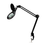 Лупа на струбцине круглая 5D с подсветкой 56 SMD LED, ø127мм, черная REXANT Лупа на струбцине круглая 5D с подсветкой 56 SMD LED, ø127мм, черная REXANT