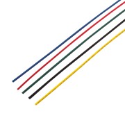 Набор термоусаживаемых трубок ТУТ нг 2,0/1,0мм, пять цветов, упаковка 50 шт. по 1м REXANT Набор термоусаживаемых трубок ТУТ нг 2,0/1,0мм, пять цветов, упаковка 50 шт. по 1м REXANT