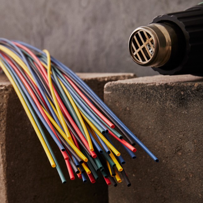 Набор термоусаживаемых трубок ТУТ нг 2,0/1,0мм, пять цветов, упаковка 50 шт. по 1м REXANT Набор термоусаживаемых трубок ТУТ нг 2,0/1,0мм, пять цветов, упаковка 50 шт. по 1м REXANT