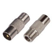 Переходник гнездо F – штекер TV PROconnect