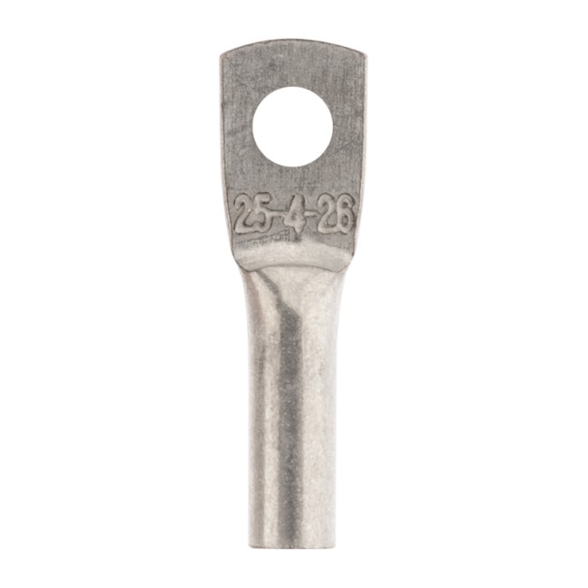 Наконечник медный луженый ТМЛ 2,5–4–2,6 (2,5мм² - Ø5мм) ГОСТ 7386-80 (в упак. 10 шт.) REXANT Наконечник медный луженый ТМЛ 2,5–4–2,6 (2,5мм² - Ø5мм) ГОСТ 7386-80 (в упак. 10 шт.) REXANT