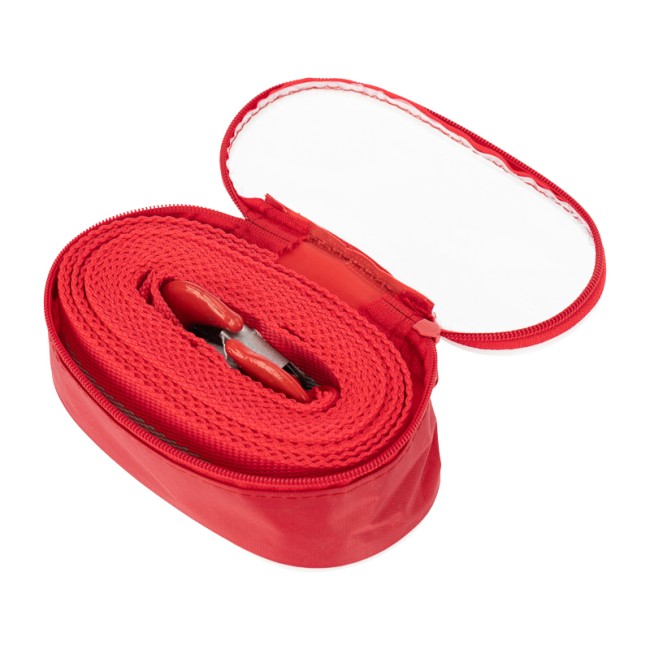 Трос буксировочный REXANT со светоотражающей лентой, 5 т, 4 м, с двумя крюками, в чехле