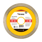 Диск алмазный отрезной сплошной 115x22,2x1,8x10мм KRANZ Диск алмазный отрезной сплошной 115x22,2x1,8x10мм KRANZ
