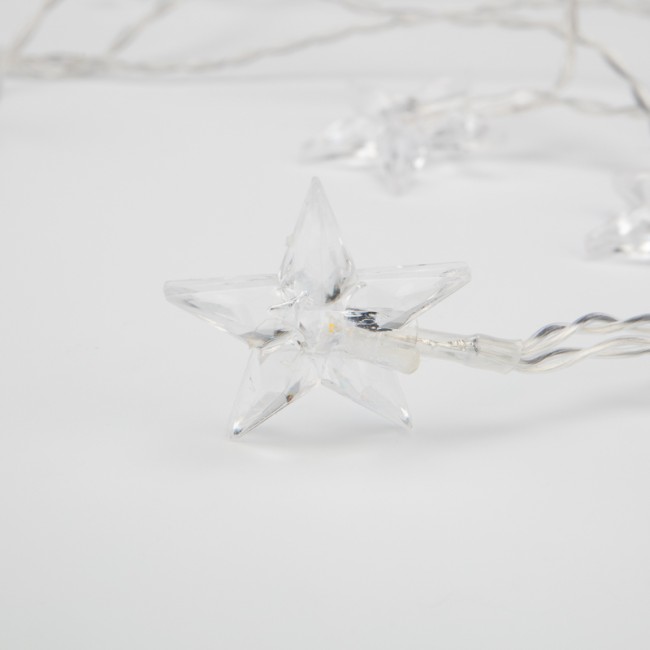 Гирлянда светодиодная Звездочки 1,5 м, 10 LED, прозрачный ПВХ, цвет свечения теплый белый, 2 х АА (батарейки не в комплекте) NEON-NIGHT Гирлянда светодиодная Звездочки 1,5 м, 10 LED, прозрачный ПВХ, цвет свечения теплый белый, 2 х АА (батарейки не в комплекте) NEON-NIGHT