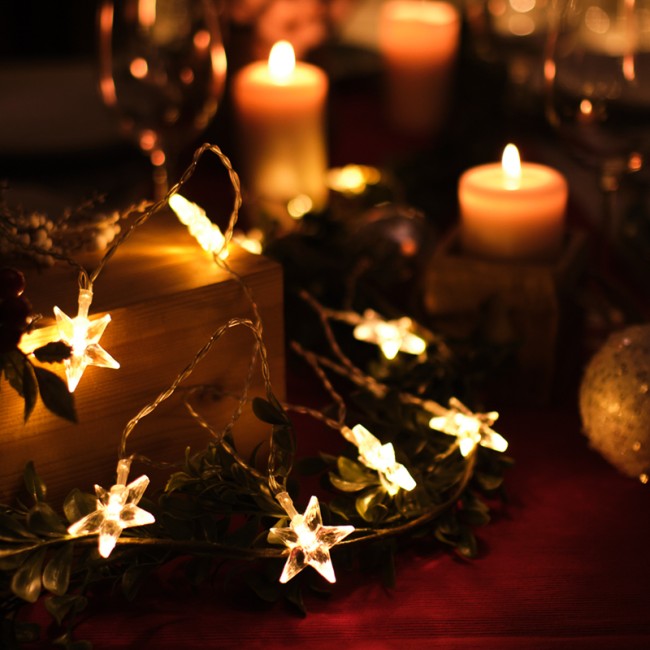 Гирлянда светодиодная Звездочки 1,5 м, 10 LED, прозрачный ПВХ, цвет свечения теплый белый, 2 х АА (батарейки не в комплекте) NEON-NIGHT Гирлянда светодиодная Звездочки 1,5 м, 10 LED, прозрачный ПВХ, цвет свечения теплый белый, 2 х АА (батарейки не в комплекте) NEON-NIGHT