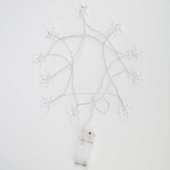 Гирлянда светодиодная Звездочки 1,5 м, 10 LED, прозрачный ПВХ, цвет свечения теплый белый, 2 х АА (батарейки не в комплекте) NEON-NIGHT Гирлянда светодиодная Звездочки 1,5 м, 10 LED, прозрачный ПВХ, цвет свечения теплый белый, 2 х АА (батарейки не в комплекте) NEON-NIGHT