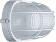 Светильник НПП-60w термостойкий овальный с решеткой IP54 белый Светильник НПП-60w термостойкий овальный с решеткой IP54 белый