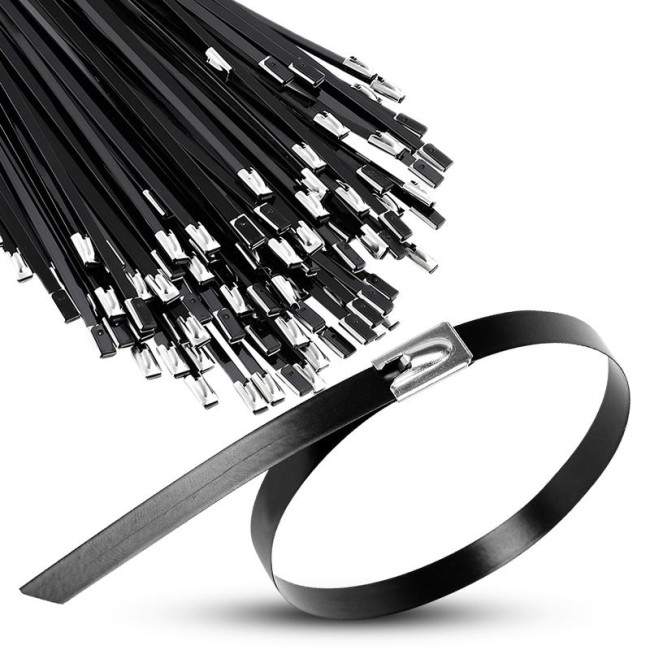 Хомут кабельный 4.6х100 сталь ANSI 304 с покрытием TOKOV ELECTRIC TKE-HM304-4.6-100-C/100 Хомут кабельный 4.6х100 сталь ANSI 304 с покрытием TOKOV ELECTRIC TKE-HM304-4.6-100-C/100