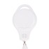 Лупа на струбцине круглая 5D с подсветкой 96 SMD LED, теплый и холодный свет, ø127мм, белая REXANT