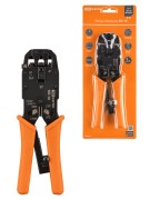 Клещи обжимные КО-10, обжим RJ-10/11/12/45 (8P8C, 6P6C, 6P4C, 6P2C, 4P4C), "МастерЭлектрик" TDM Клещи обжимные КО-10, обжим RJ-10/11/12/45 (8P8C, 6P6C, 6P4C, 6P2C, 4P4C), "МастерЭлектрик" TDM