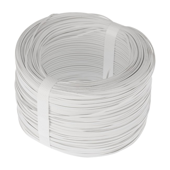 Проволока упаковочная в ПВХ REXANT, белая, бухта 250 м