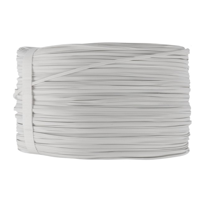 Проволока упаковочная в ПВХ REXANT, белая, бухта 250 м