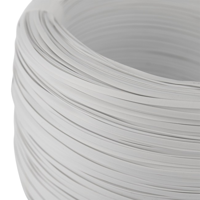 Проволока упаковочная в ПВХ REXANT, белая, бухта 250 м