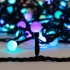 Гирлянда Мультишарики Ø13мм, 20 м, 200 LED RGB, черный ПВХ, IP65, быстрая смена цвета, 230В соединяется NEON-NIGHT (нужен шнур питания 303-500)