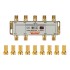 Делитель ТВх8 под F-разъем, 5-1000МГц, Gold (9 F-разъемов в комплекте) REXANT