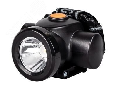 Фонарь налобный 1Вт 80Лм ABS-пластик нейлон 2 режима работы 4 часа работы в ярком режиме заряд адаптер 220В в комплекте IP54 JazzWay Фонарь налобный 1Вт 80Лм ABS-пластик нейлон 2 режима работы 4 часа работы в ярком режиме заряд адаптер 220В в комплекте IP54 JazzWay