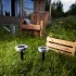 Набор отпугивателей кротов с садовым фонариком (R 20м х2) камень REXANT