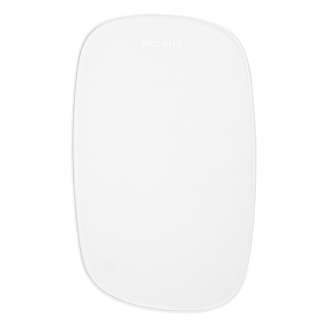 Весы кухонные электронные, белые/овальные/стекло/до 5 кг REXANT