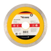 Диск алмазный отрезной сплошной 125x22,2x1,8x10мм KRANZ Диск алмазный отрезной сплошной 125x22,2x1,8x10мм KRANZ