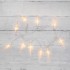 Гирлянда светодиодная Сосульки 1,5 м, 10 LED, прозрачный ПВХ, цвет свечения теплый белый, 2 х АА (батарейки не в комплекте) NEON-NIGHT
