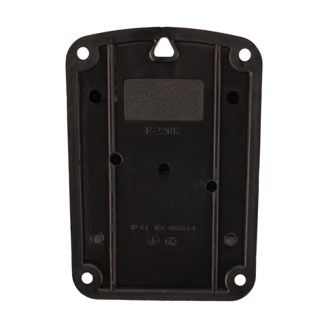 Розетка штепсельная угловая влагозащищенная стационарная ОУ, 2P+PE 230V,16 А, IP44 каучук PROconnect