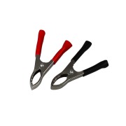 Зажим крокодил REXANT, длина 75 мм, ток 30A, 2 шт., пакет БОПП Зажим крокодил REXANT, длина 75 мм, ток 30A, 2 шт., пакет БОПП