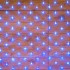 Гирлянда сеть 1,8х1,5м, прозрачный ПВХ, 180 LED, цвет: Синий