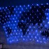 Гирлянда сеть 1,8х1,5м, прозрачный ПВХ, 180 LED, цвет: Синий