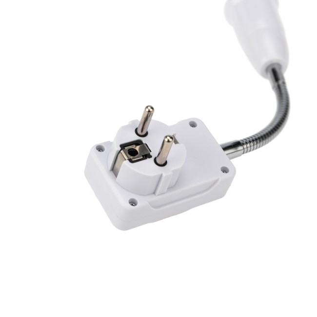 Переходник-светильник для крепления в штепсельной сетевой розетке переходник цокольный гибкий 220В-Е27 150 мм с выключателем REXANT Переходник-светильник для крепления в штепсельной сетевой розетке переходник цокольный гибкий 220В-Е27 150 мм с выключателем REXANT