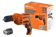 Дрель ДЭ-450Б, мощ. 450 Вт, 0-3000 об/мин, БЗП, 0,8-10 мм, рев. рег. оборот, шнур 2 м, "Рубин" TDM Дрель ДЭ-450Б, мощ. 450 Вт, 0-3000 об/мин, БЗП, 0,8-10 мм, рев. рег. оборот, шнур 2 м, "Рубин" TDM