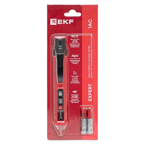 Детектор напряжения бесконтактный 1AC Expert EKF ln-180701-1ac Детектор напряжения бесконтактный 1AC Expert EKF ln-180701-1ac