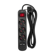 Удлинитель STANDARD 3 гнезда, 3м, 3х1,0мм², с/з, с выключателем, 2 USB, черный REXANT Удлинитель STANDARD 3 гнезда, 3м, 3х1,0мм², с/з, с выключателем, 2 USB, черный REXANT