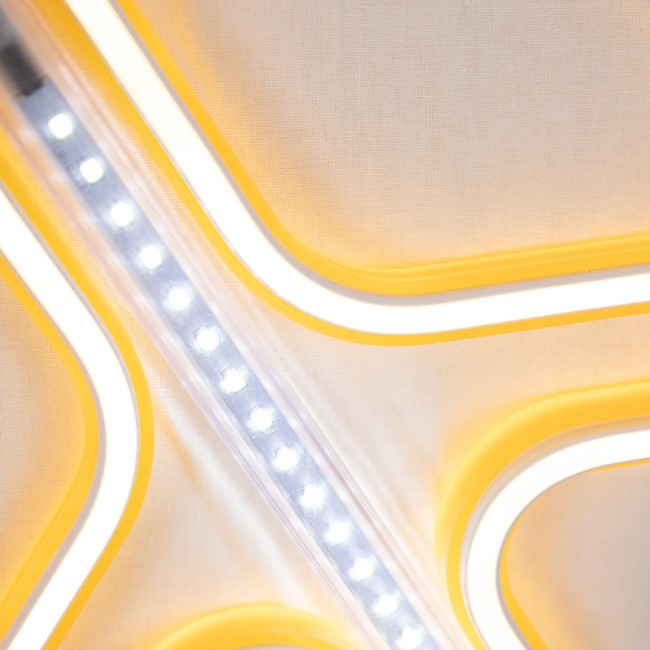 Фигура Снежинка из гибкого неона с эффектом тающих сосулек, 60х60 см, цвет свечения теплый белый/белый NEON-NIGHT Фигура Снежинка из гибкого неона с эффектом тающих сосулек, 60х60 см, цвет свечения теплый белый/белый NEON-NIGHT