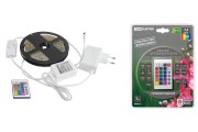 Комплект светодиодной ленты SMD5050-30 LED/м-12 В-7,2 Вт/м-IP65-RGB (3 м), 18 Вт, IR-контроллер TDM Комплект светодиодной ленты SMD5050-30 LED/м-12 В-7,2 Вт/м-IP65-RGB (3 м), 18 Вт, IR-контроллер TDM