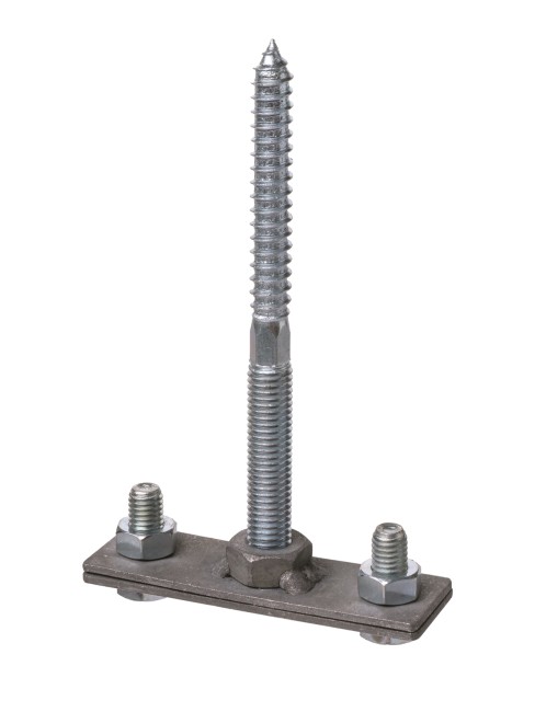 Держатель фасадный для полосы шириной 25-50 мм длина 120 мм с дюбелем, стальной зажим TDM Держатель фасадный для полосы шириной 25-50 мм длина 120 мм с дюбелем, стальной зажим TDM